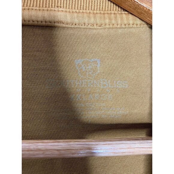 Southern Bliss Co. Mustard T-Shirt With Peace Sign & Kindness Quote Short Sleeve - Picture 3 of 7